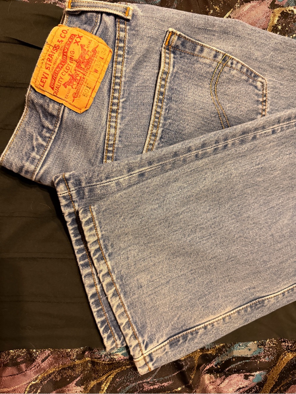 Levi's 501 Light Blue Men's Straight Jeans